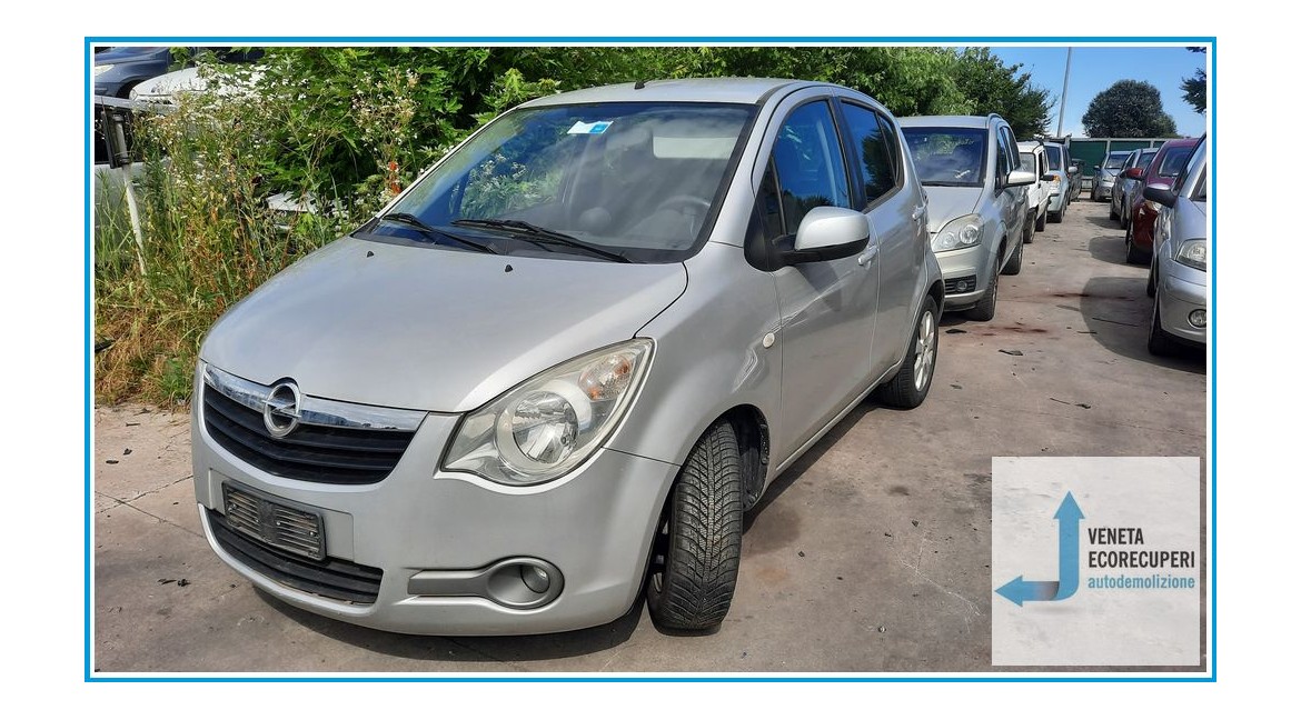 OPEL AGILA H08 del 2009 parti usate e ricambi - Tipo Motore K12B