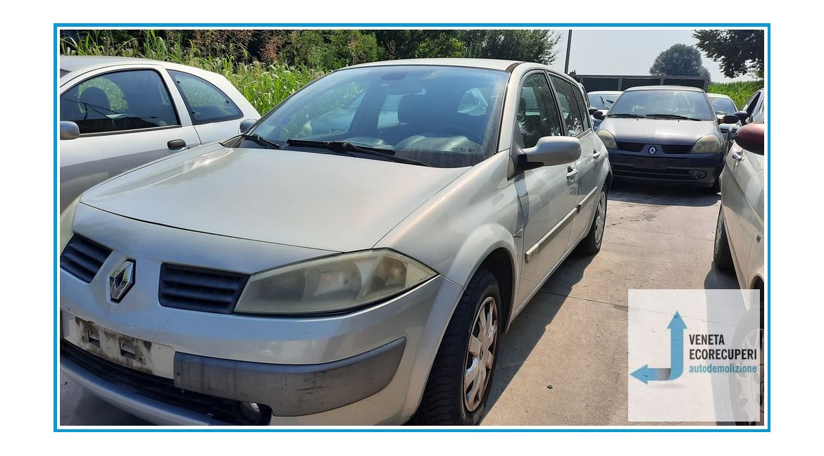 RENAULT MEGANE 2a Serie  del 2002 parti usate e ricambi - Tipo Motore K9KD7