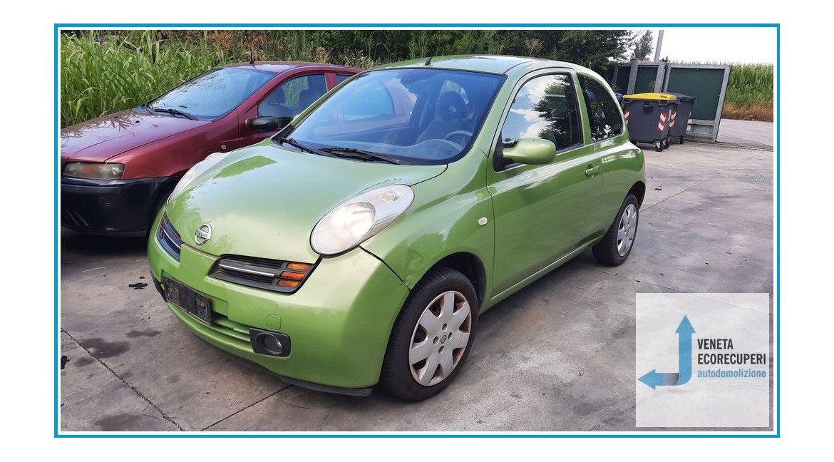 NISSAN MICRA K12E del 2003 parti usate e ricambi - Tipo Motore CR12