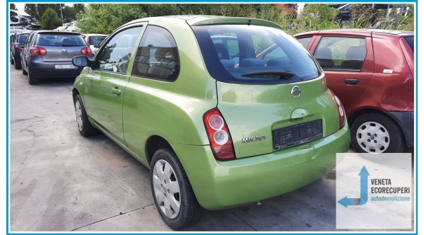 NISSAN MICRA K12E del 2003 parti usate e ricambi - Tipo Motore CR12