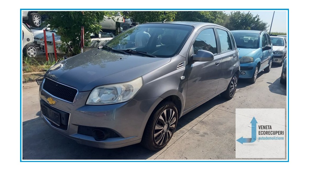 CHEVROLET (DAEWOO) AVEO T250 del 2008 parti usate e ricambi - Tipo Motore B12D1