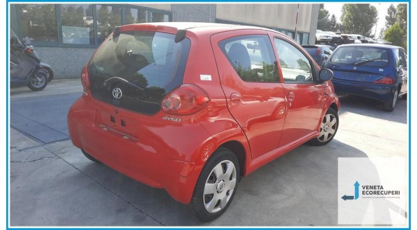 TOYOTA AYGO 1a Serie  del 2007 parti usate e ricambi - Tipo Motore 1KRFE