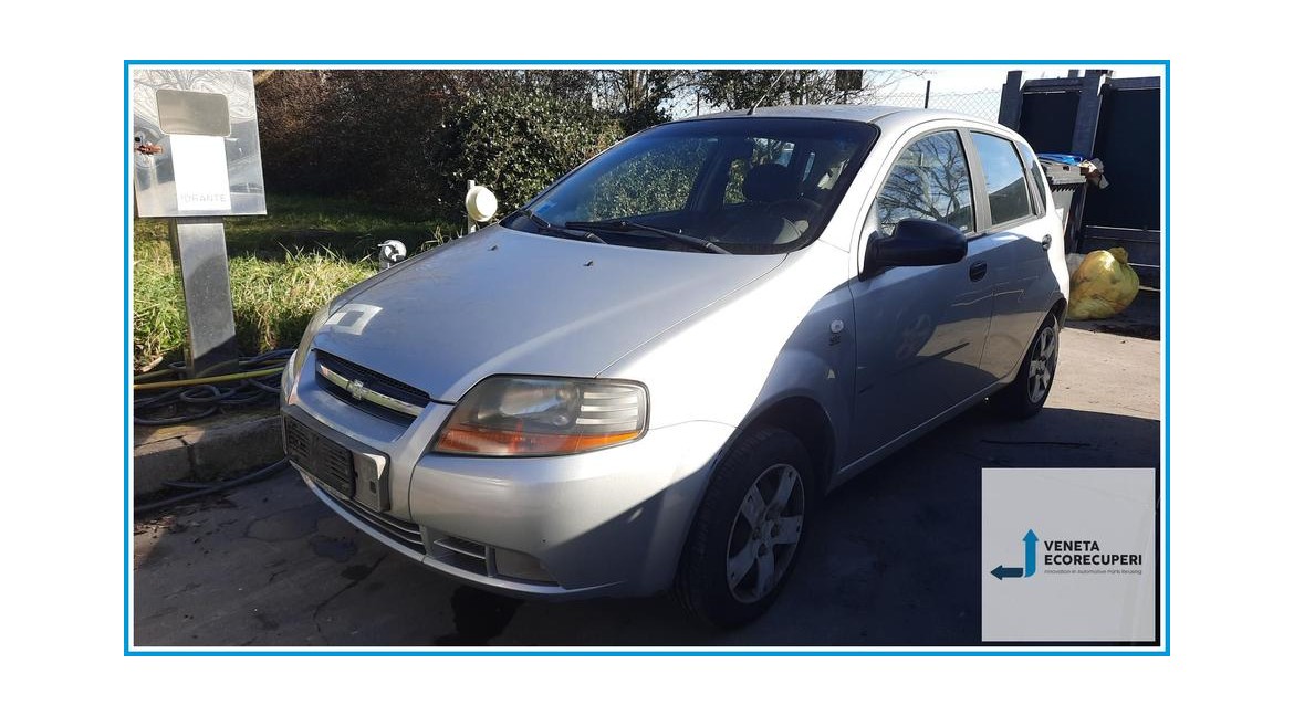 CHEVROLET (DAEWOO) KALOS T200 del 2006 parti usate e ricambi - Tipo Motore B12S1