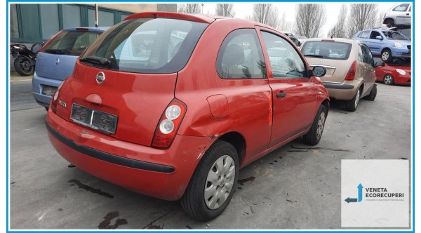 NISSAN MICRA K12E del 2006 parti usate e ricambi - Tipo Motore CR12