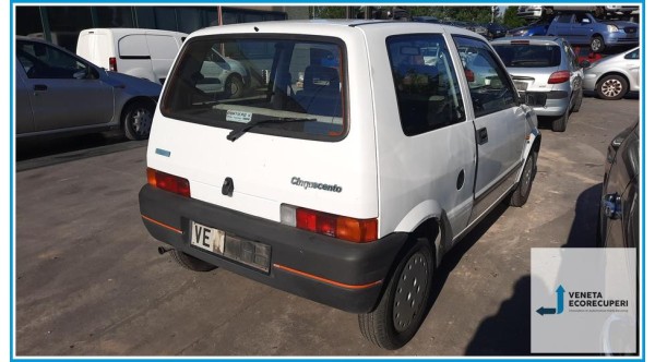 FIAT CINQUECENTO NM del 1993 parti usate e ricambi - Tipo Motore 1170A1046