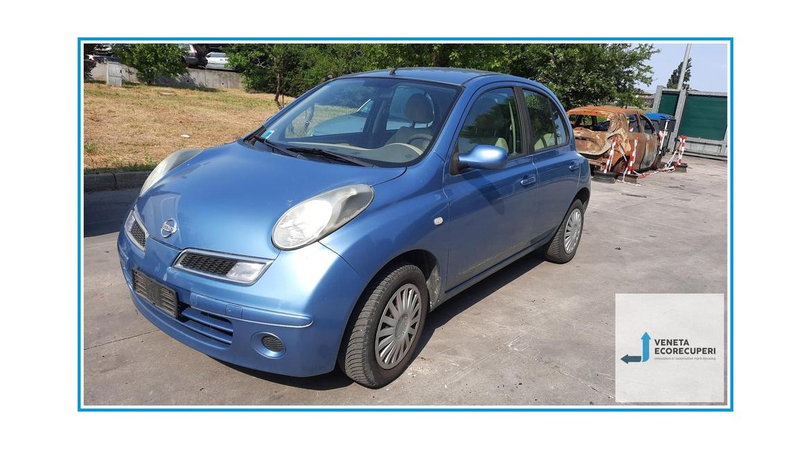NISSAN MICRA K12E del 2008 parti usate e ricambi - Tipo Motore CR12