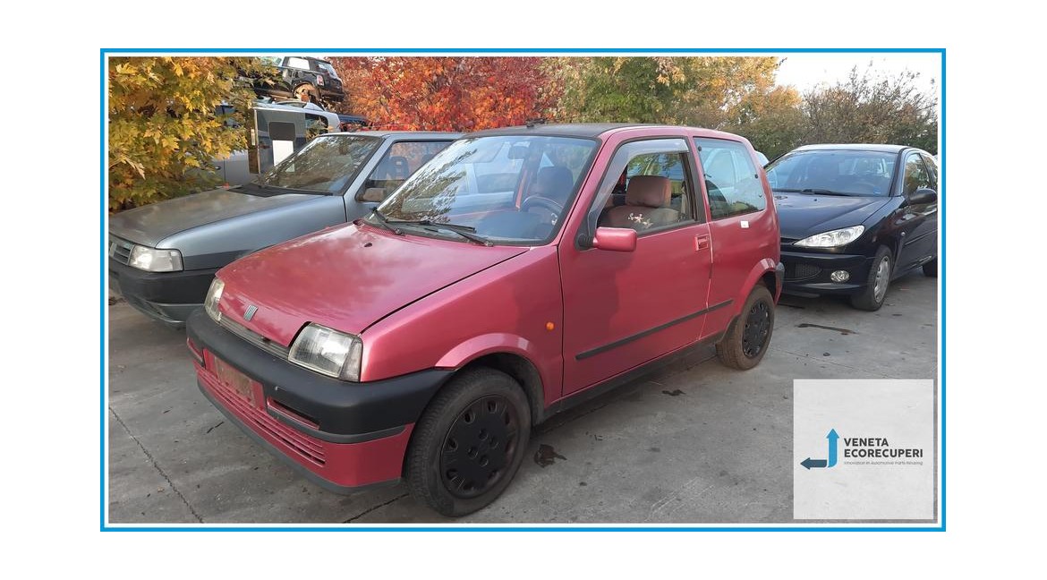 FIAT CINQUECENTO NM del 1998 parti usate e ricambi - Tipo Motore 1170A1046