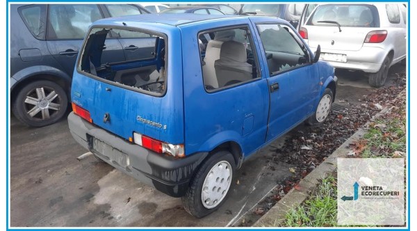 FIAT CINQUECENTO NM del 1996 parti usate e ricambi - Tipo Motore 1170A1046