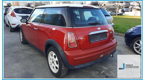 MINI MINI R50/R53 del 2004 parti usate e ricambi - Tipo Motore W10B16A