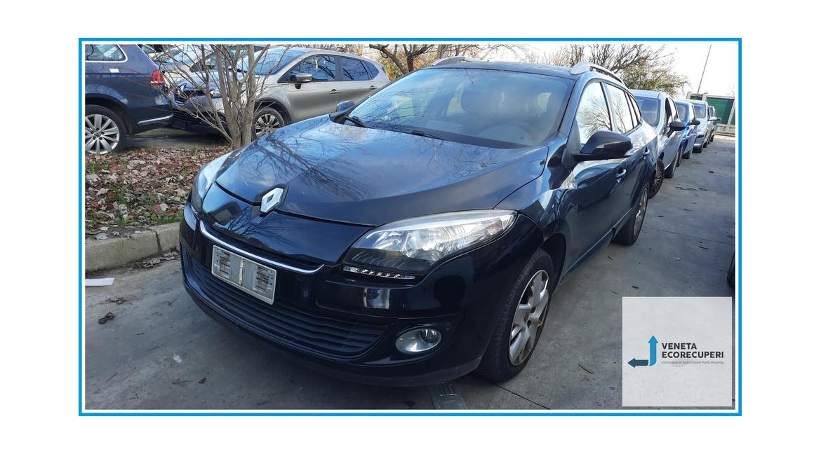 RENAULT MEGANE 3a Serie  del 2012 parti usate e ricambi - Tipo Motore K9KA6