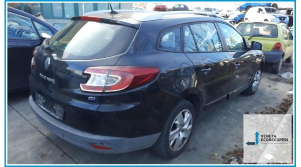 RENAULT MEGANE 3a Serie  del 2012 parti usate e ricambi - Tipo Motore K9KA6