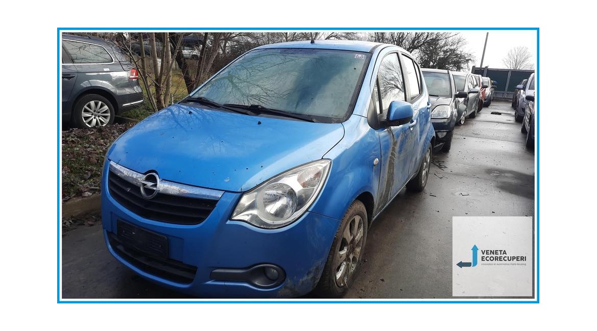 OPEL AGILA H08 del 2009 parti usate e ricambi - Tipo Motore K12B