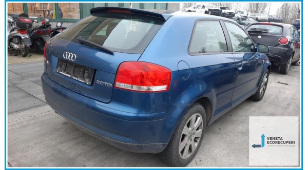 AUDI A3 8P del 2003 parti usate e ricambi - Tipo Motore BKD