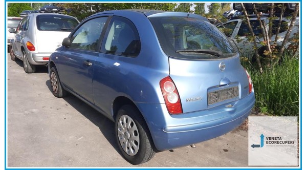 NISSAN MICRA CK12E del 2008 parti usate e ricambi - Tipo Motore CR12