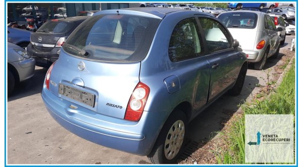 NISSAN MICRA CK12E del 2008 parti usate e ricambi - Tipo Motore CR12