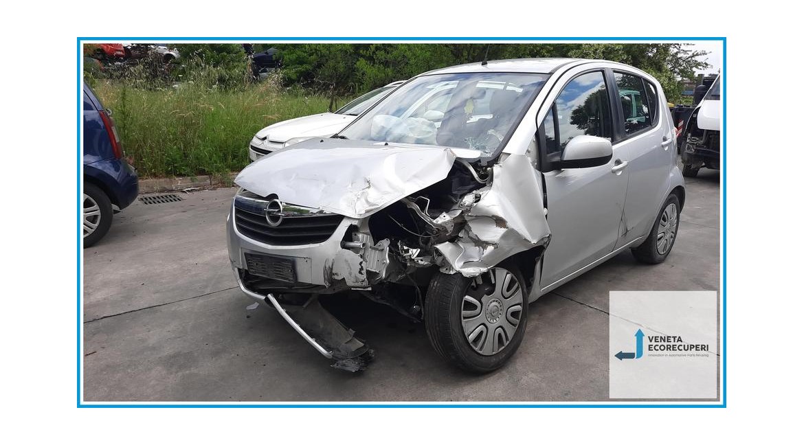 OPEL AGILA H08 del 2008 parti usate e ricambi - Tipo Motore K12B