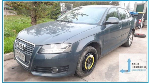 AUDI A3 8P del 2009 parti usate e ricambi