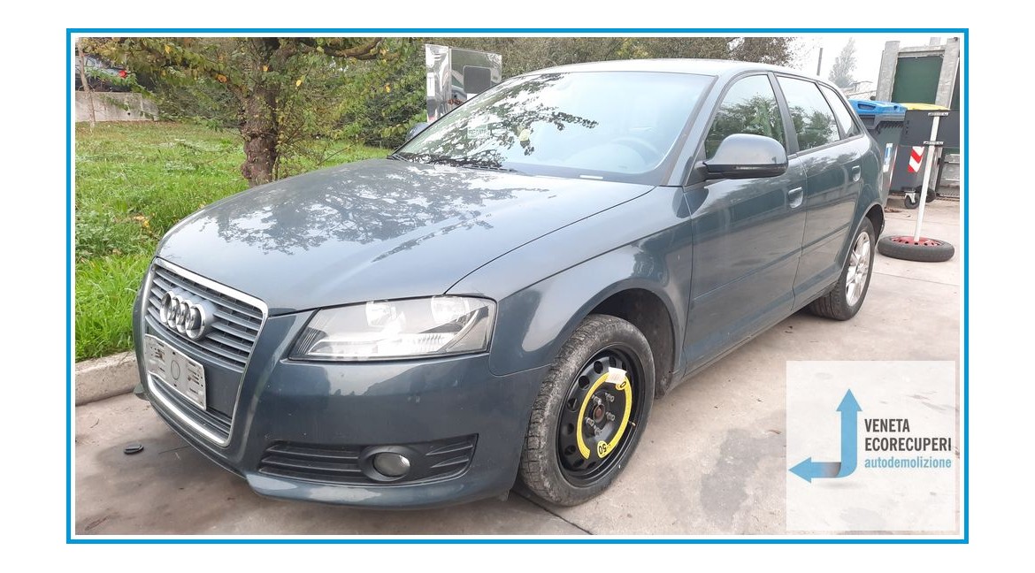 AUDI A3 8P del 2009 parti usate e ricambi