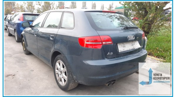AUDI A3 8P del 2009 parti usate e ricambi