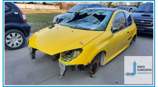 PEUGEOT 206  del 2001 parti usate e ricambi