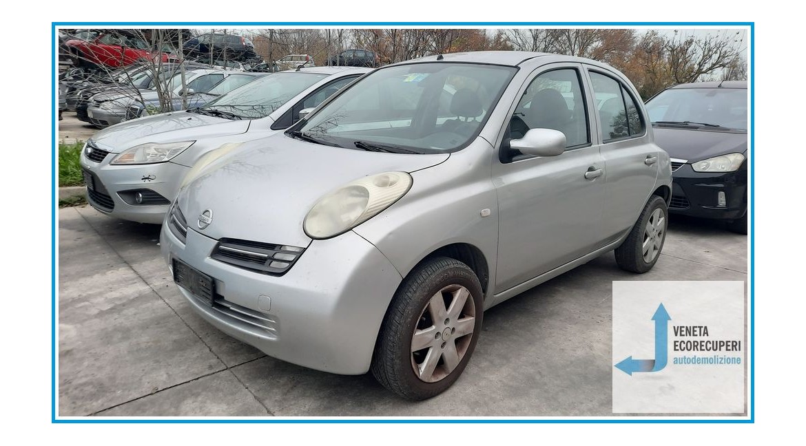 NISSAN MICRA K12E del 2004 parti usate e ricambi - Tipo Motore K9K
