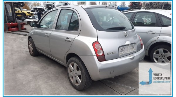 NISSAN MICRA K12E del 2004 parti usate e ricambi - Tipo Motore K9K
