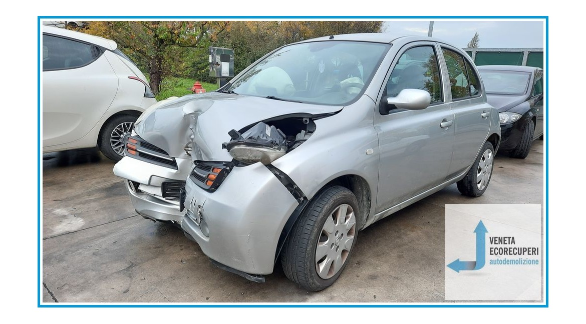 NISSAN MICRA K12E del 2004 parti usate e ricambi - Tipo Motore CR12