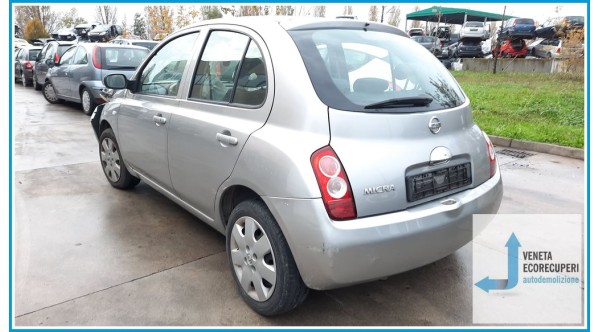 NISSAN MICRA K12E del 2004 parti usate e ricambi - Tipo Motore CR12