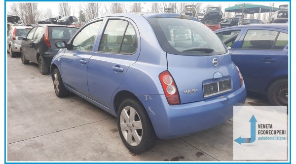 NISSAN MICRA K12E del 2003 parti usate e ricambi - Tipo Motore CR14