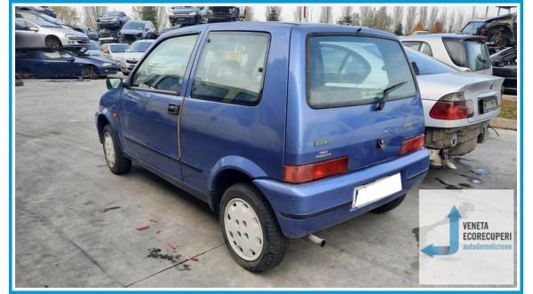 FIAT CINQUECENTO NM del 1996 parti usate e ricambi - Tipo Motore 1170A1046