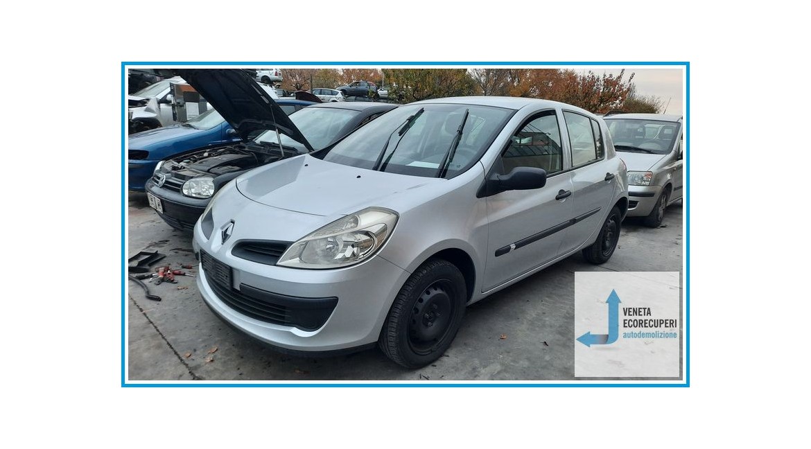 RENAULT CLIO 3a Serie  del 2007 parti usate e ricambi - Tipo Motore D4FD7