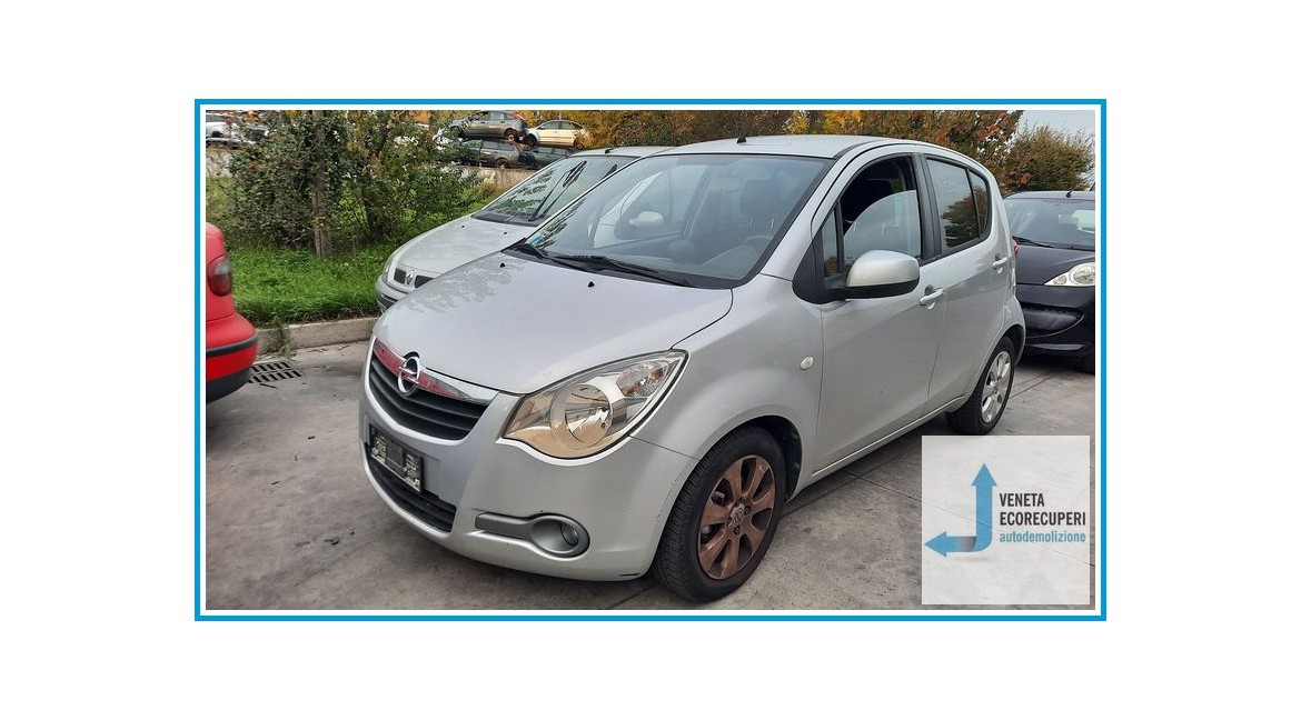 OPEL AGILA H08 del 2009 parti usate e ricambi - Tipo Motore K12B