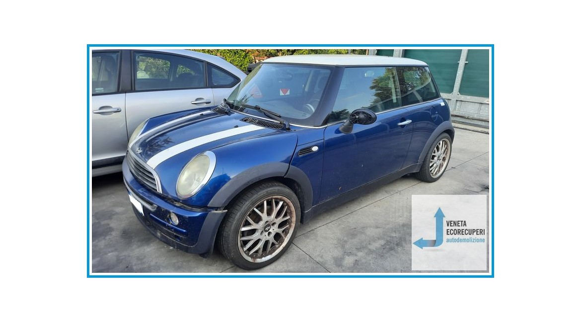 MINI MINI R50/R53 del 2003 parti usate e ricambi - Tipo Motore W10B16A
