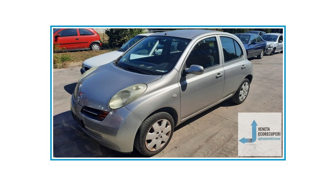 NISSAN MICRA K12E del 2004 parti usate e ricambi - Tipo Motore CR12
