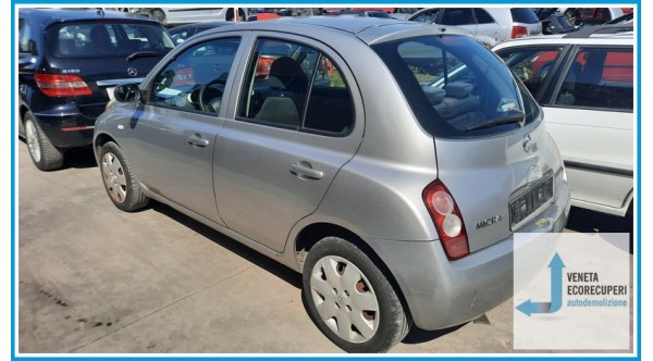 NISSAN MICRA K12E del 2004 parti usate e ricambi - Tipo Motore CR12