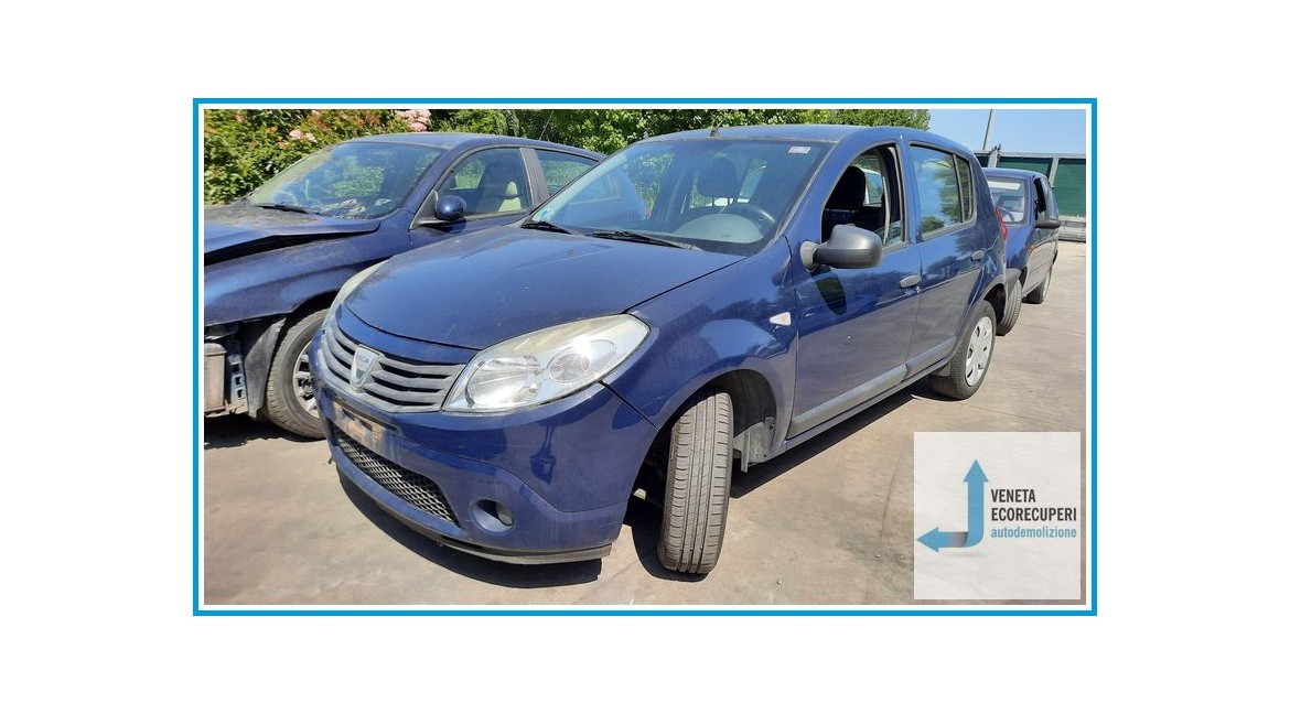 DACIA SANDERO  del 2010 parti usate e ricambi - Tipo Motore K7JA7