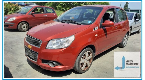 CHEVROLET (DAEWOO) AVEO T250 del 2009 parti usate e ricambi - Tipo Motore B12D1