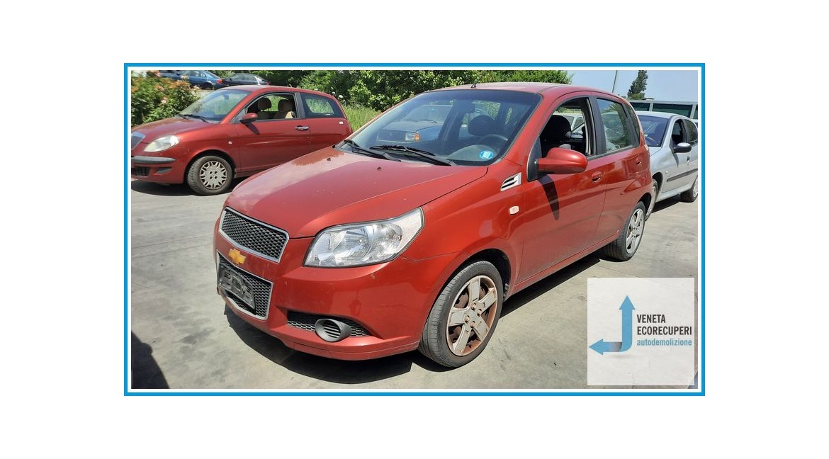 CHEVROLET (DAEWOO) AVEO T250 del 2009 parti usate e ricambi - Tipo Motore B12D1