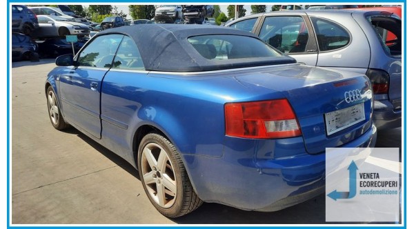 AUDI A4 Cabrio 8H del 2003 parti usate e ricambi - Tipo Motore BCZ