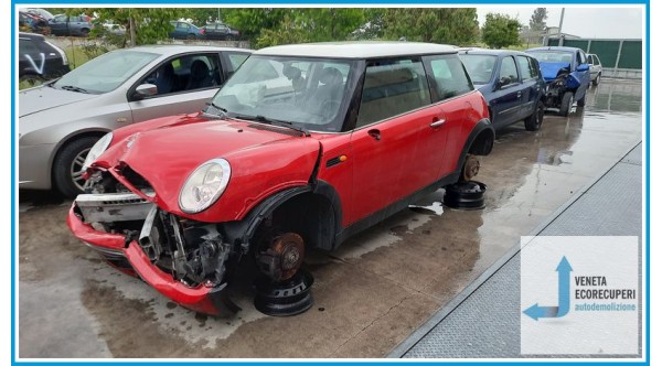 MINI MINI R50/R53 del 2005 parti usate e ricambi - Tipo Motore W10B16A