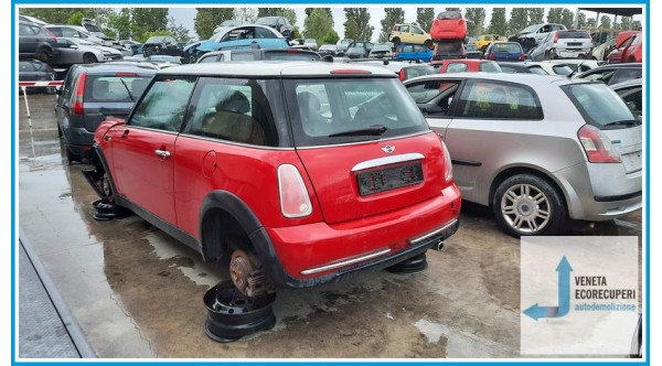 MINI MINI R50/R53 del 2005 parti usate e ricambi - Tipo Motore W10B16A