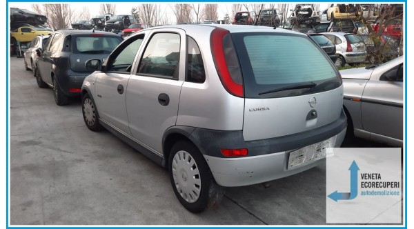 OPEL CORSA X01 del 2002 parti usate e ricambi - Tipo Motore Z12XE