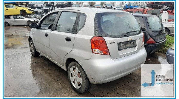 CHEVROLET (DAEWOO) KALOS T200 del 2007 parti usate e ricambi - Tipo Motore B12S1