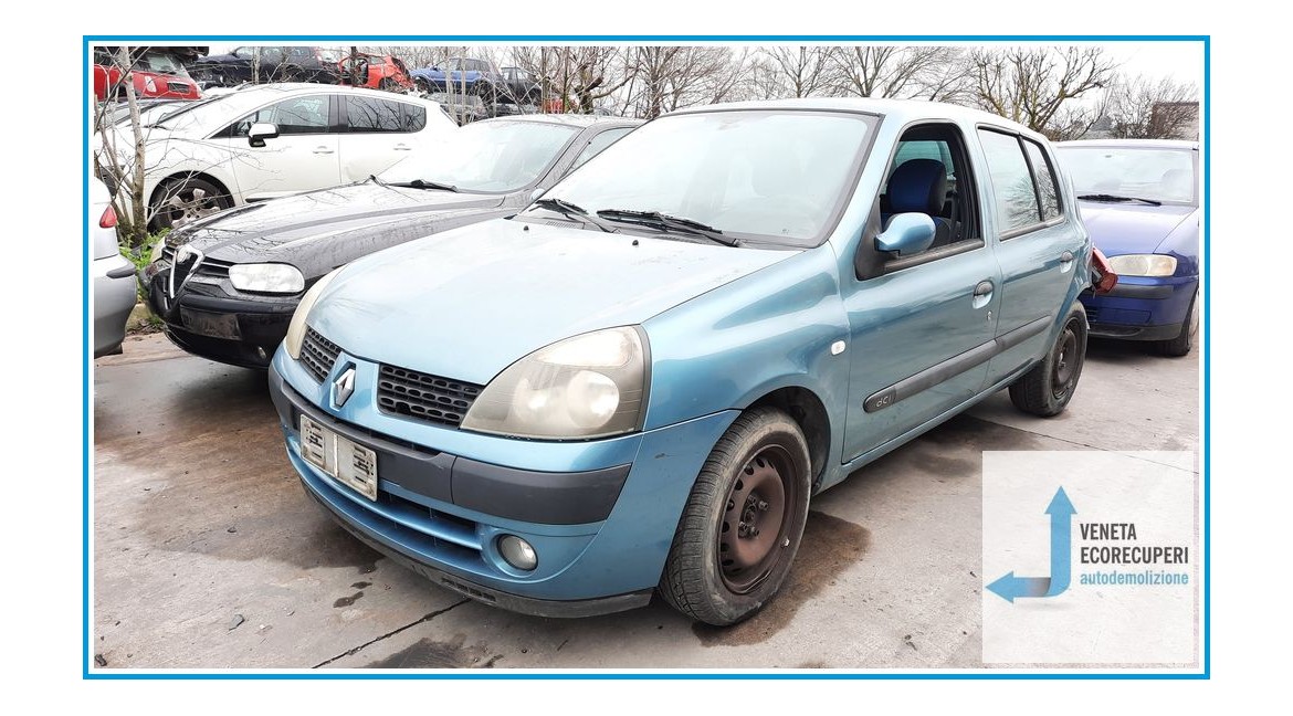RENAULT CLIO 2a Serie  del 2003 parti usate e ricambi - Tipo Motore K9KA7