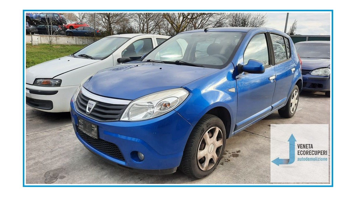 DACIA SANDERO  del 2009 parti usate e ricambi - Tipo Motore K7JA7