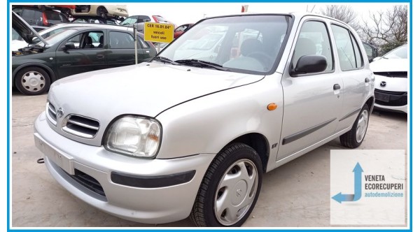 NISSAN MICRA K11E del 1999 parti usate e ricambi