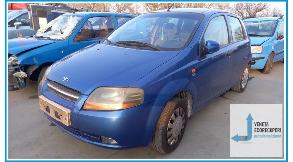 CHEVROLET (DAEWOO) KALOS T200 del 2003 parti usate e ricambi