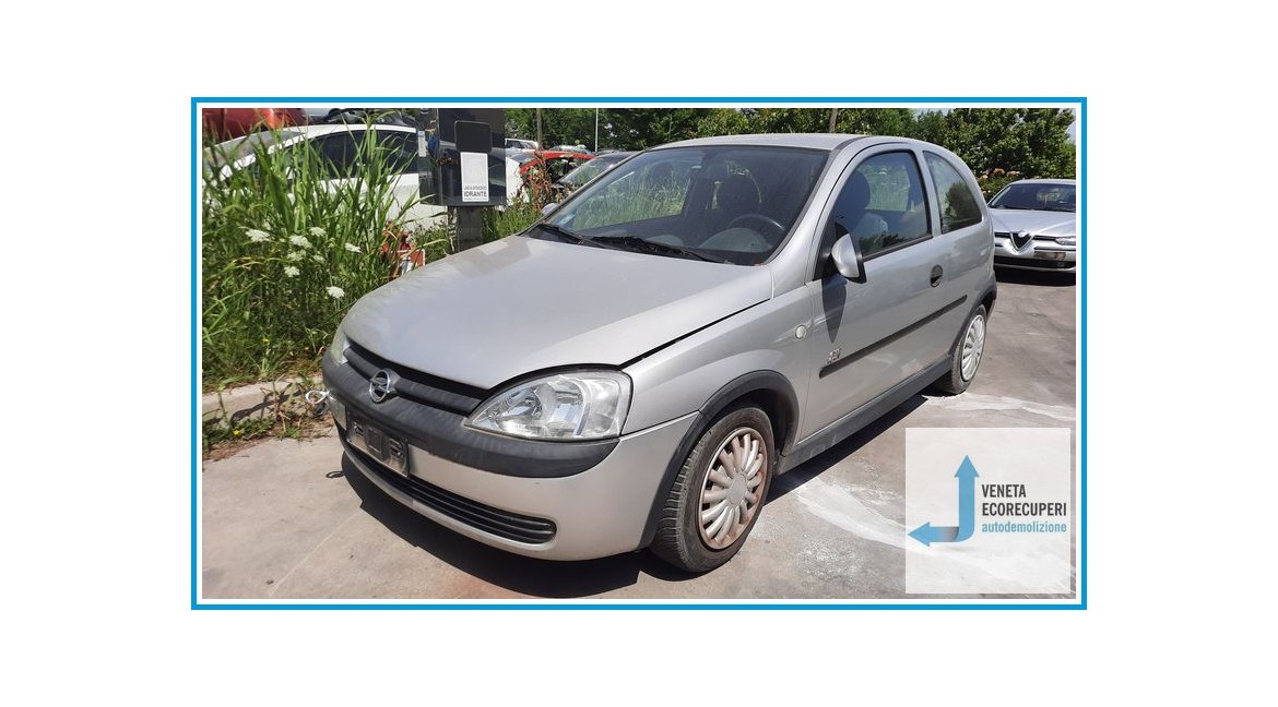 OPEL CORSA X01 del 2001 parti usate e ricambi