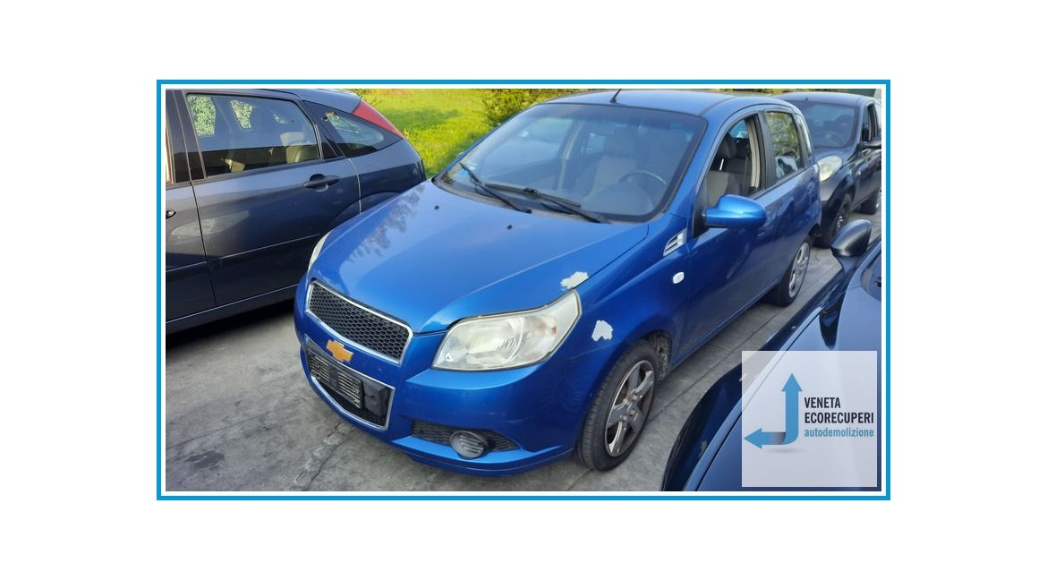 CHEVROLET (DAEWOO) AVEO T250 del 2009 parti usate e ricambi