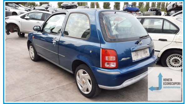 NISSAN MICRA K11E del 2001 parti usate e ricambi